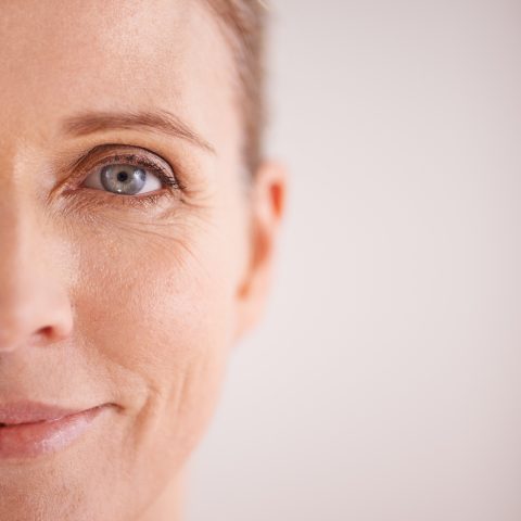 Naturally beautiful. Cropped shot of a beautiful mature womans face.